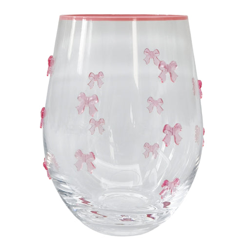 Bow Stemless Glass