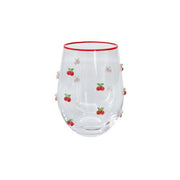 Cherry Stemless Glass
