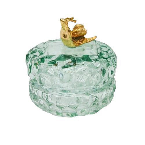 Snail Trinket Box - Blue