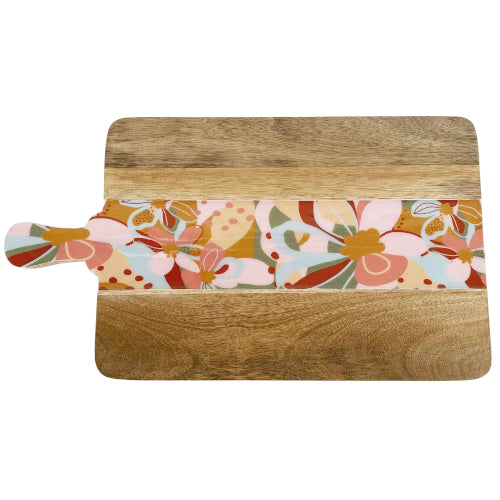 Franki Floral Mango Wood Serving Board