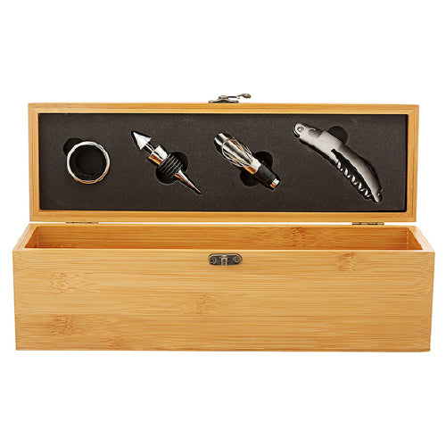Engraved Timber Wine Gift Box