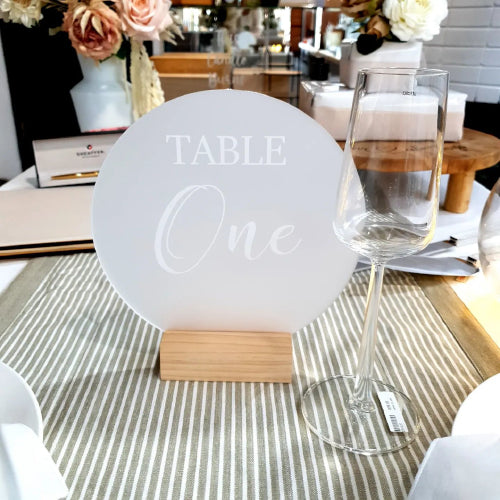 Table numbers