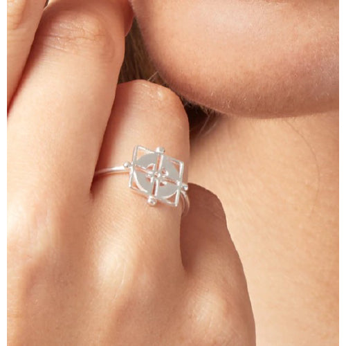 Sterling silver Willow ring