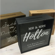 Large engraved wishing well box