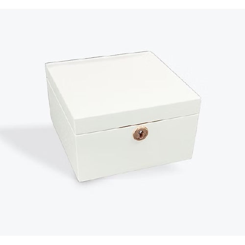 Musical Wooden Jewel Box White
