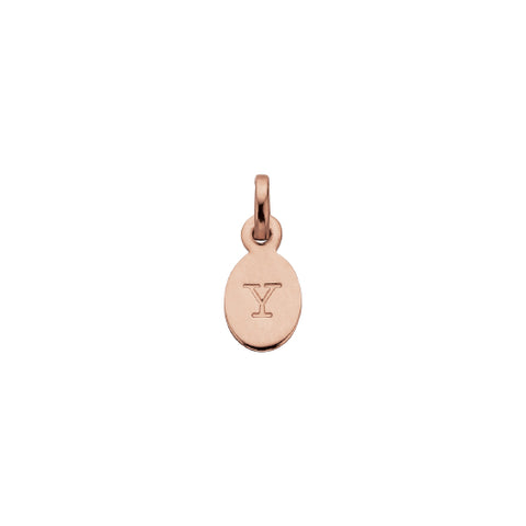 Rose gold Y initial