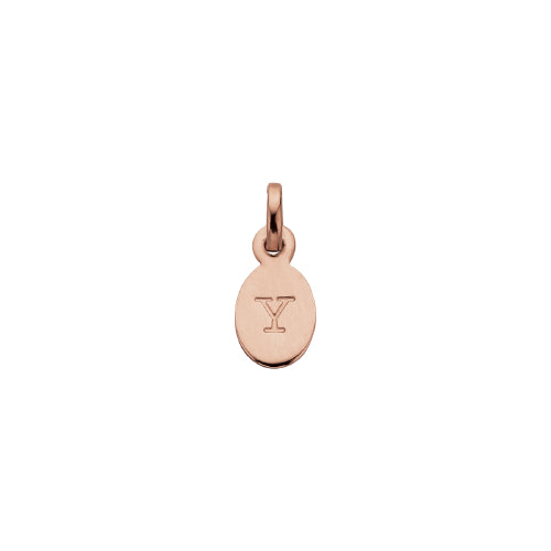 Rose gold Y initial