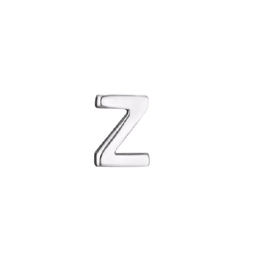 Micro letter earring