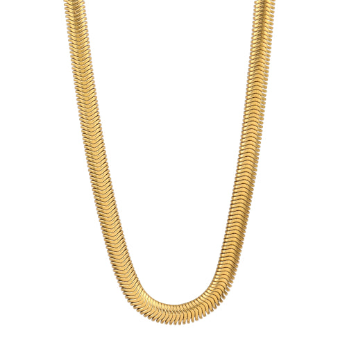 Steel Snake Chain Necklace