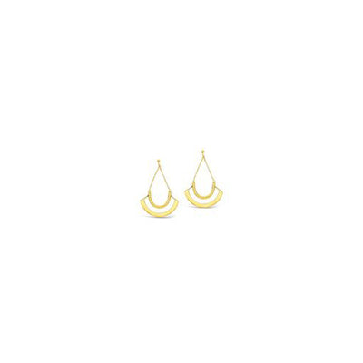 Sterling silver gold plated earrings