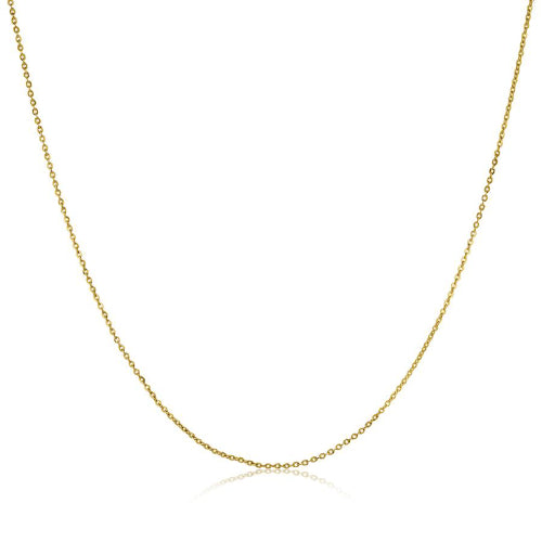 Sterling silver gold plated chain