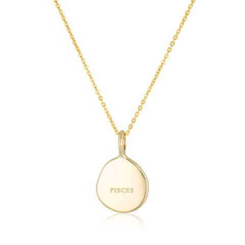 Pisces Zodiac necklace