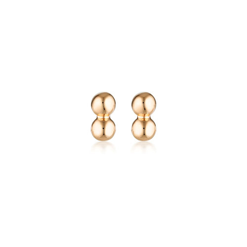 Twin stud earrings