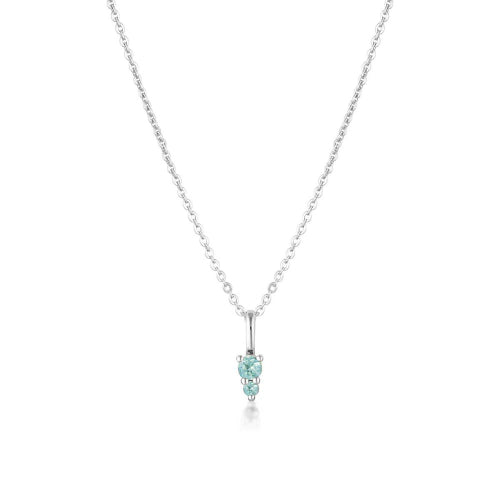 December birthstone necklace