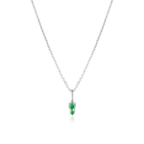 May birthstone necklace