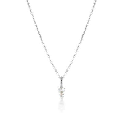 April birthstone necklace