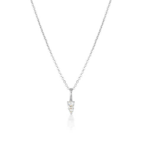 April birthstone necklace