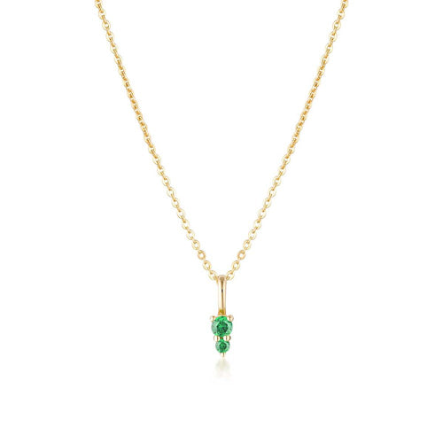 May birthstone necklace