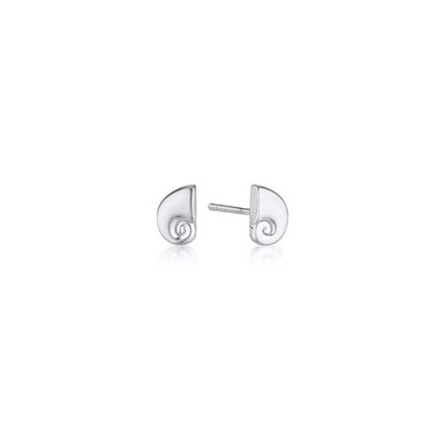 Nautilus stud earrings