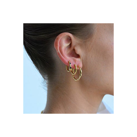 Relic hoop earrings