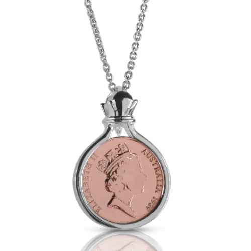 SS 1 CENT COIN PENDANT