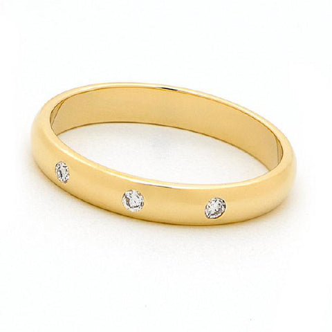 18ct White gold Diamond wedding ring.