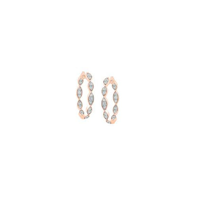 9ct Diamond earrings