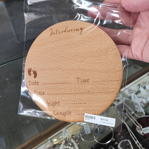 Timber birth disc