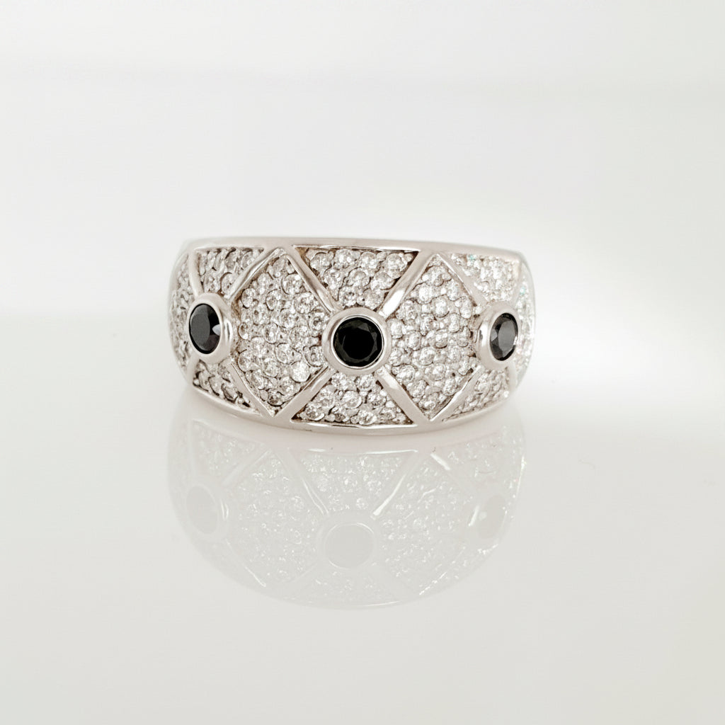 Sterling silver CZ ring