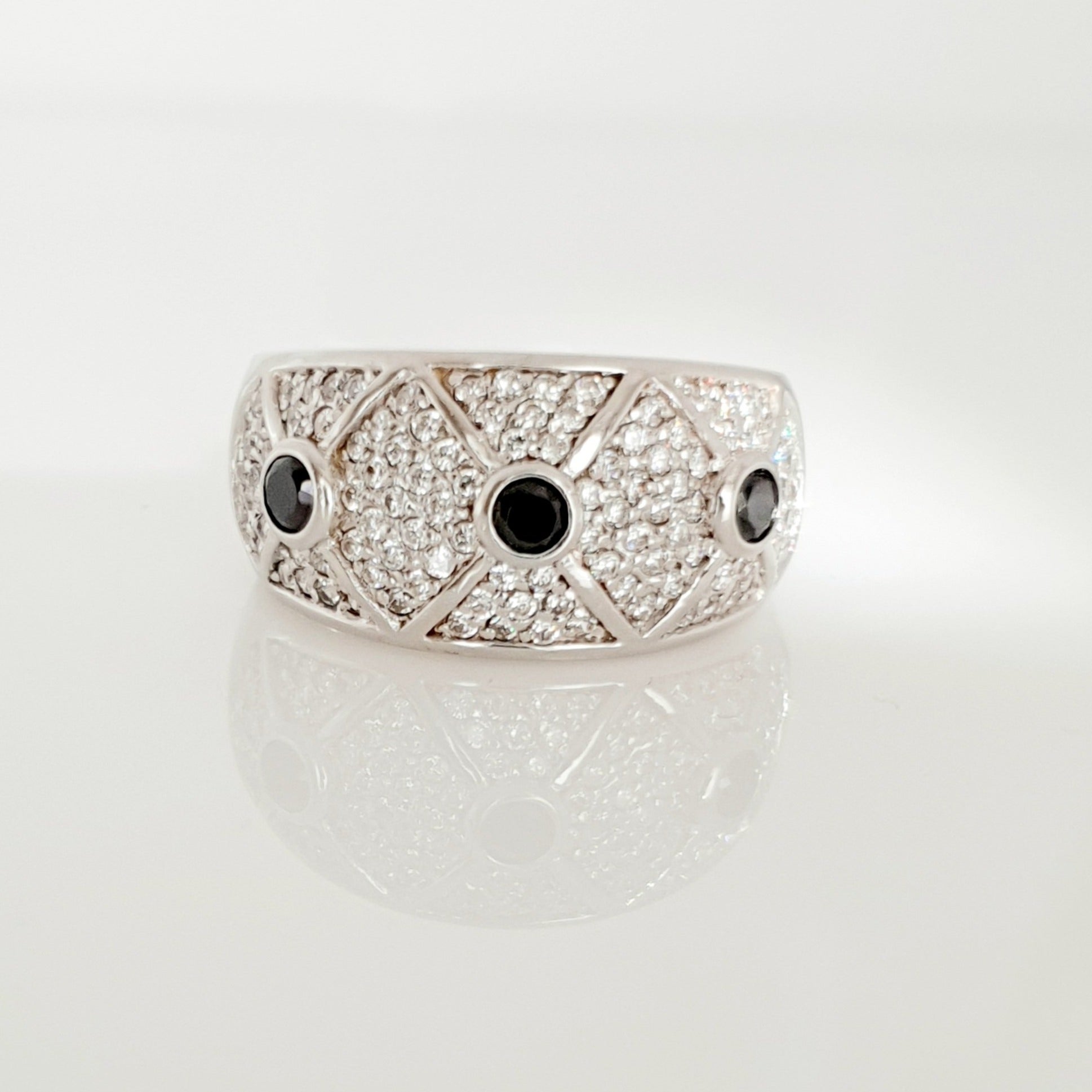 Sterling silver CZ ring