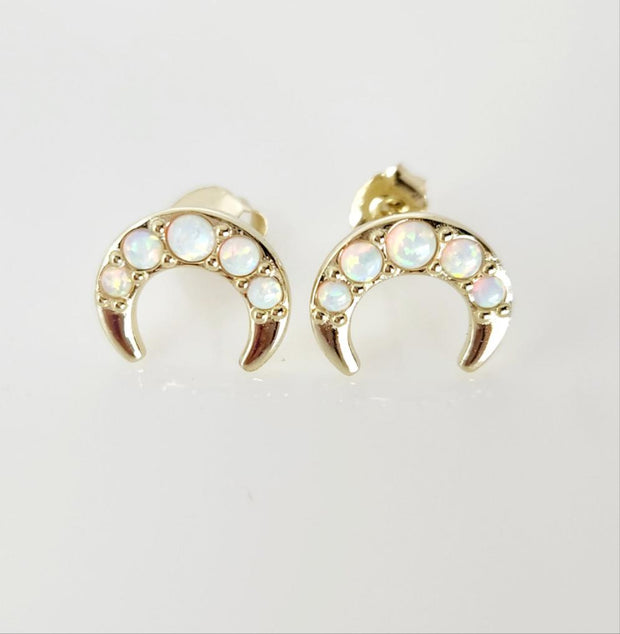 Created Opal earrings