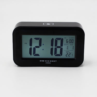 Rielly Digital Alarm Clock Black