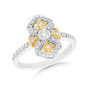 9ct white gold Diamond ring