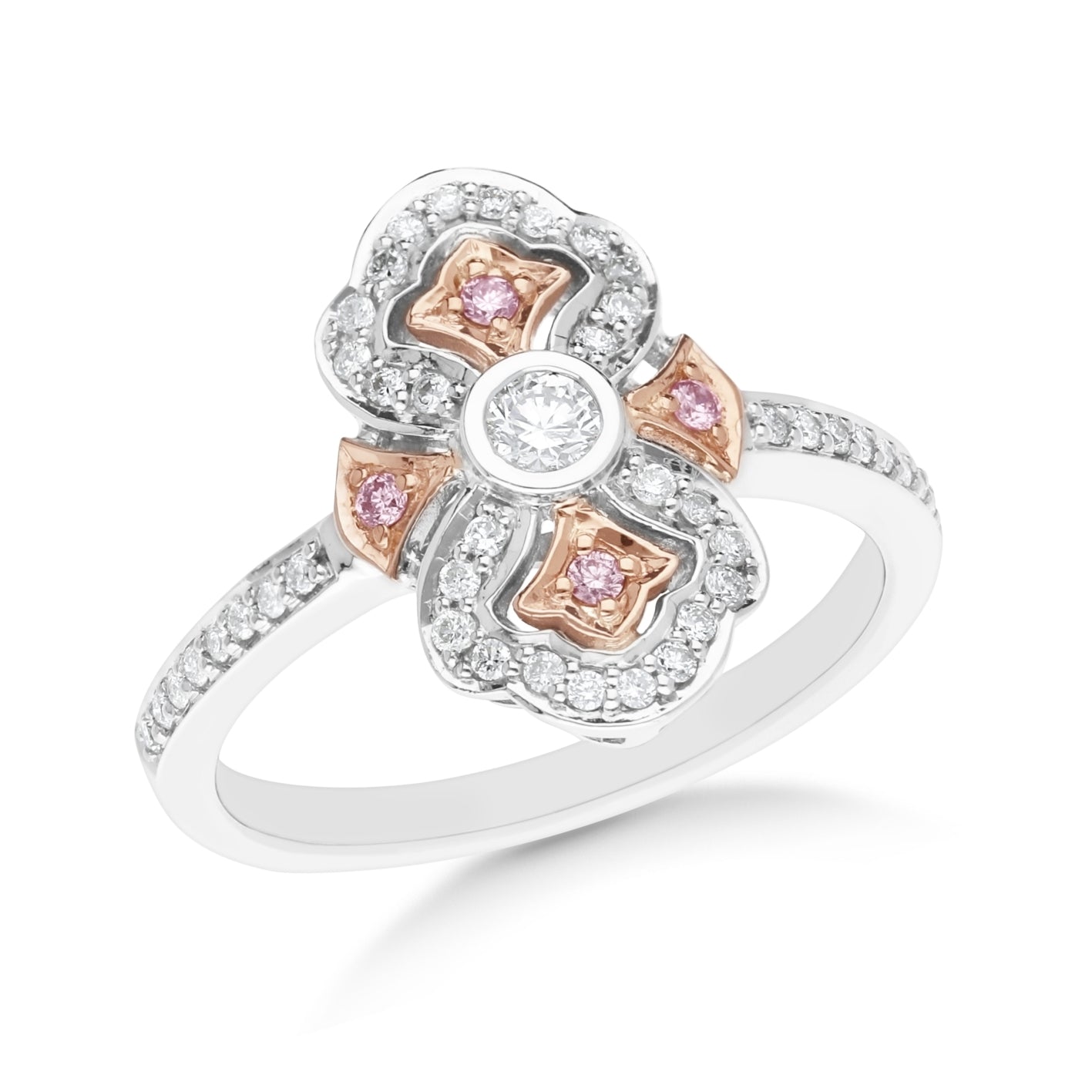 9ct white gold Diamond ring