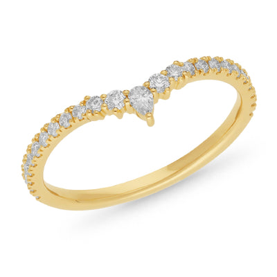 18ct Diamond wedding ring