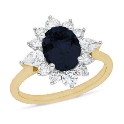 18ct Sapphire & Diamond ring