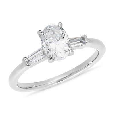 18ct white gold engagement ring