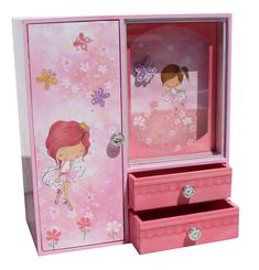 Musical Fairy Wardrobe Jewel Box.