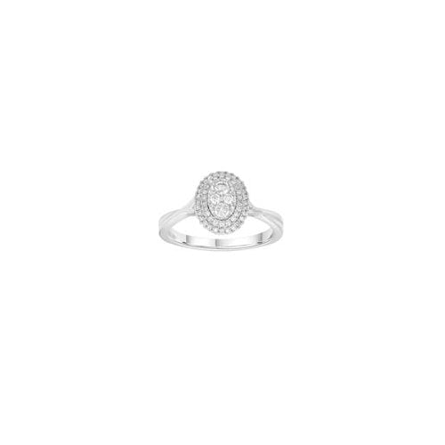 9ct white gold Diamond ring