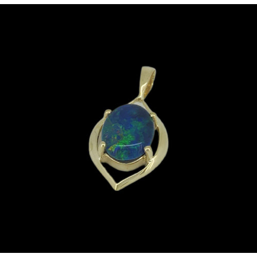 9ct Opal Triplet Pendant