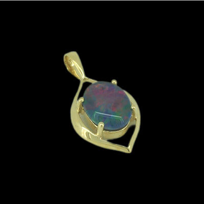 9ct Opal Triplet Pendant