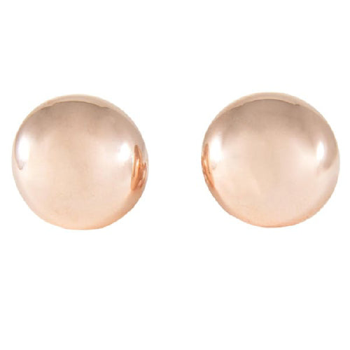 ROSE GOLD PLATED CLIP ON EARRINGS.