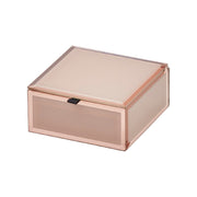 Florence small blush glass jewel box