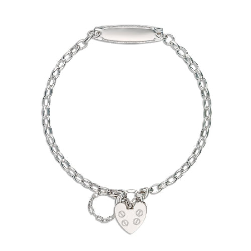 Sterling silver baby bracelet