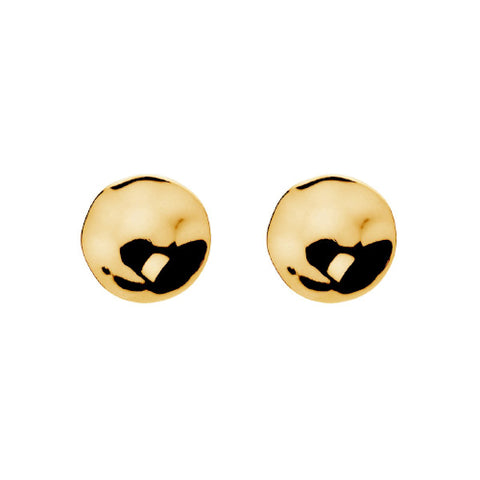 Sterling silver gold platedstud earrings