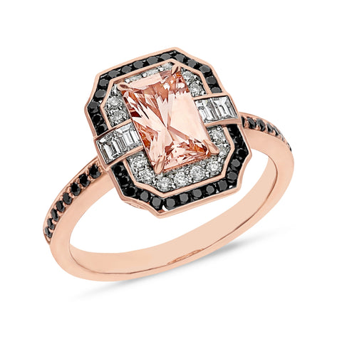 Morganite or Sapphire dress ring