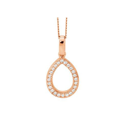 Rose gold plated necklace