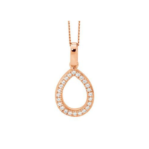 Rose gold plated necklace