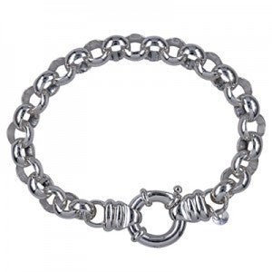 Sterling silver belcher bracelet.