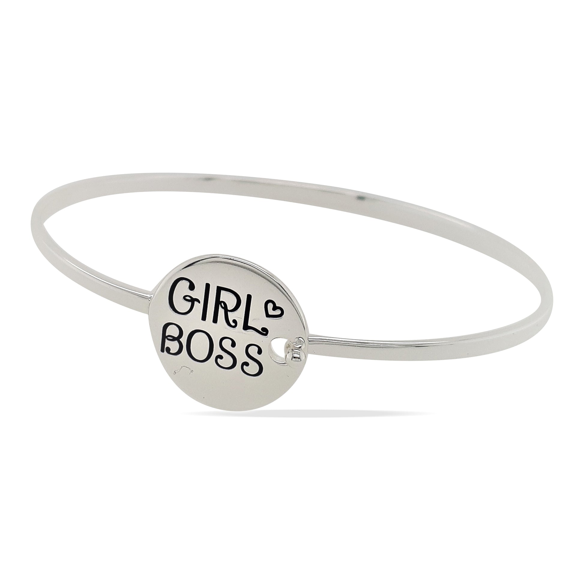 Sterling silver bangle.